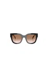 Prada Eyewear Cat-eye Sunglasses In Black