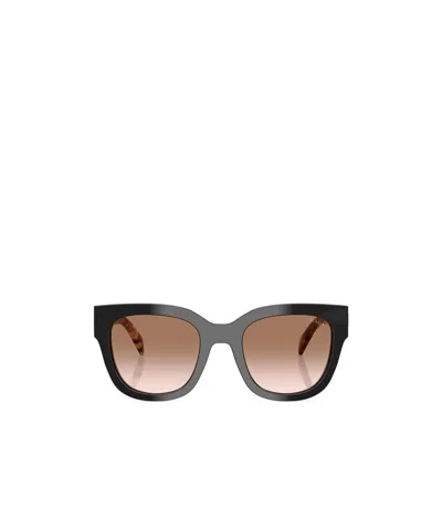 Prada Eyewear Cat-eye Sunglasses In Black