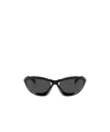 Prada Pr A23s Black Sunglasses In Black