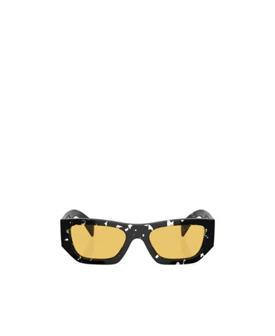 Prada Eyewear Cat-eye Sunglasses In Yellow