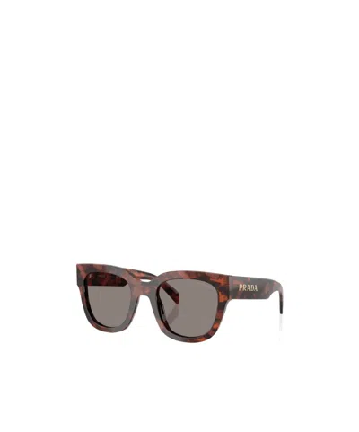 Prada Eyewear Cat-eye Sunglasses In Transparent