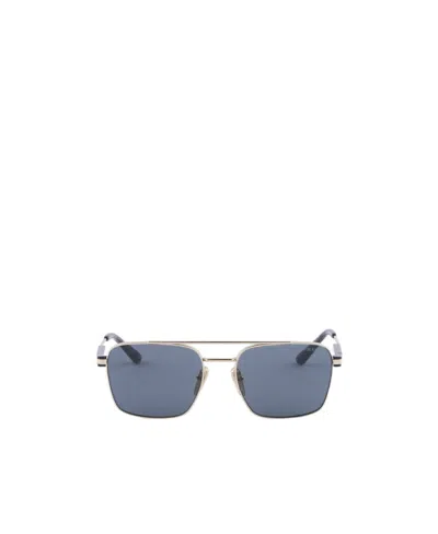 Prada Eyewear Collection Pilot-frame Sunglasses In Silver