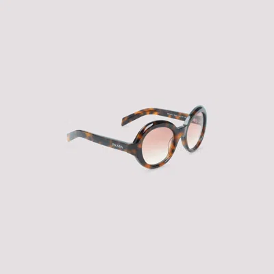 Prada Eyewear Elegant Acetate Sunglasses For Women In Brown