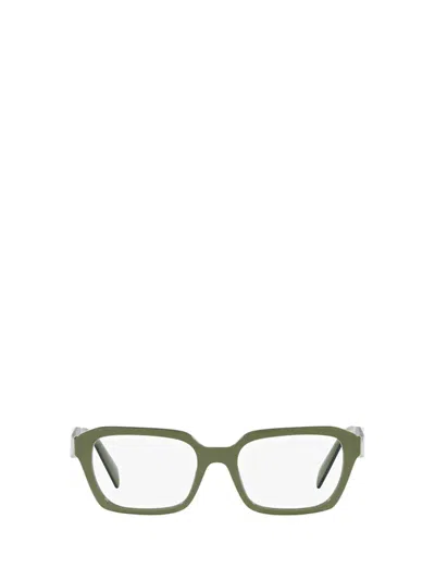 Prada Eyewear Eyeglasses In Green