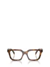 Prada Full-frame Plain Mirror In Brown