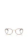 Prada Eyewear Eyeglasses In Gold