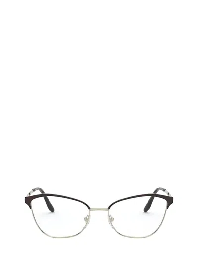 Prada Eyewear Eyeglasses In Metallic