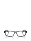 Prada Logo-printed Frames In Blue