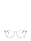 Prada Eyewear Rectangle Frame Glasses In White