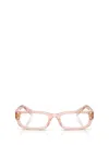 Prada Demo Rectangular Ladies Eyeglasses Pr B05v 19q1o1 54 In Pink