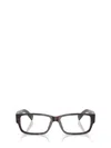 Prada Eyewear Rectangular Frame Glasses In Black