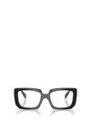 Prada Eyewear Square Frame Glasses In Black