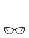 Prada Eyewear Cat-eye Frame Glasses In Black