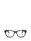 Prada Eyewear Rectangle Frame Glasses In Brown
