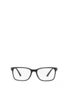 Prada 56mm Rectangular Optical Glasses In Black