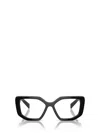 Prada 51mm Cat Eye Optical Glasses In Black