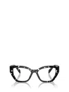 Prada Eyewear Eyeglasses In Black Crystal Tortoise