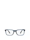 Prada Translucent Rectangle-frame Glasses In Blue Crystal
