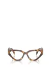 Prada Full-frame Plain Mirror In Brown