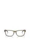 Prada Full Frame Plain Mirror In Brown