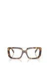 Prada Full Frame Sunglasses In Brown