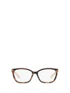 Prada Tortoiseshell-effect Square-frame Glasses In Brown
