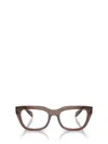 Prada Womens Brown Pr A06v Square-frame Acetate Optical Glasses In Brown