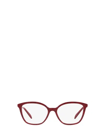 Prada Eyewear Eyeglasses In Transparent
