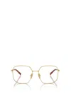 Prada Eyewear Eyeglasses In Gold
