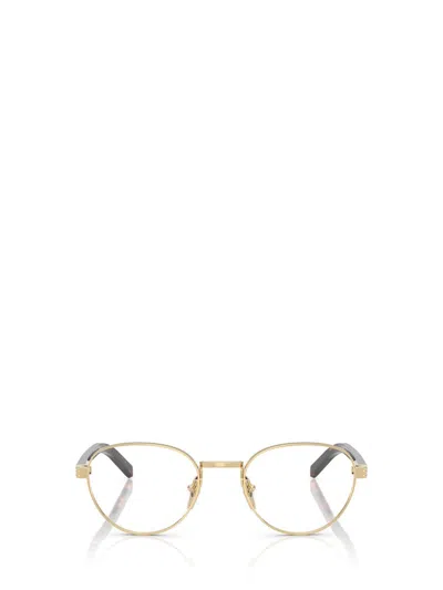 Prada Eyewear Eyeglasses In Gold