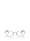 Prada Eyewear Eyeglasses In Gold