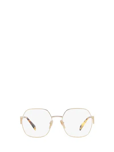 Prada Eyewear Round Frame Glasses In Gray
