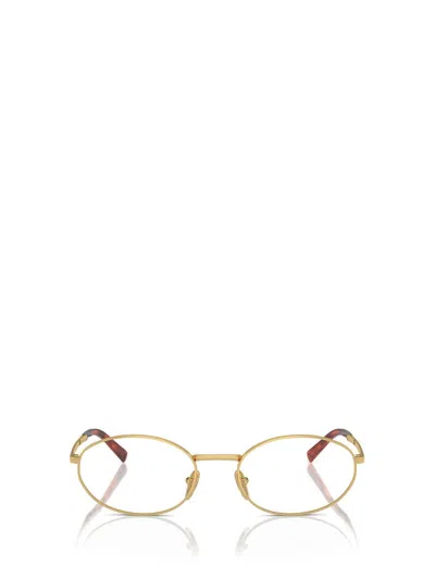 Prada Eyewear Eyeglasses In Gold
