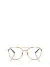 Prada Eyewear Eyeglasses In Gold