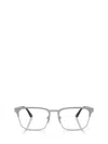 Prada Eyewear Rectangular Frame Glasses In Gray