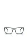 Prada Eyewear Rectangle Frame Glasses In Gray