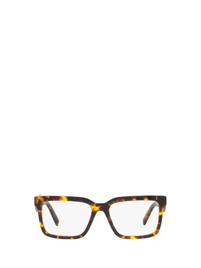 Prada Eyewear Eyeglasses In Honey Tortoise