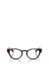 Prada Eyewear Eyeglasses In Honey Tortoise