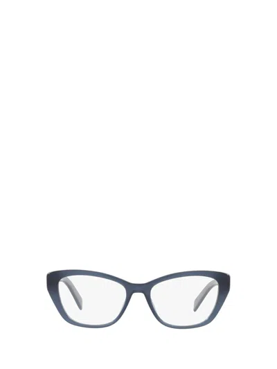 Prada Eyewear Eyeglasses In Opal Blue