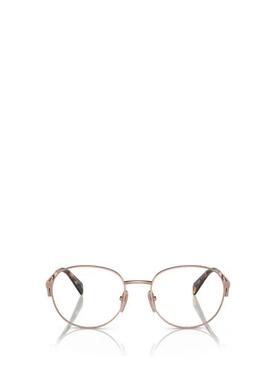 Prada Eyewear Eyeglasses In Rose Gold