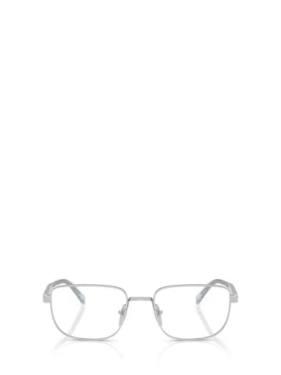Prada Eyewear Eyeglasses In Silver