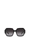Prada Womens Black Pr 28zs Branded-arm Pillow-frame Acetate Sunglasses In Black