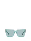 Prada 56mm Square Sunglasses In Peacock / Sky