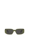 Prada Woman Sunglasses Pr 17ws In Sage / Black