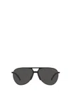 Prada 61mm Pilot Sunglasses In Matte Black