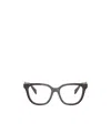 Prada 0pr C06v Oversized Square Frame Acetate Sunglasses In Brown