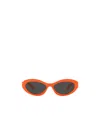 Prada Eyewear Oval-frame Sunglasses In Black