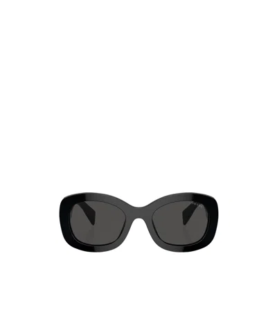 PRADA PRADA EYEWEAR OVAL FRAME SUNGLASSES