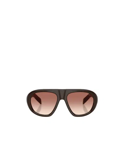 PRADA PRADA EYEWEAR OVERSIZED PILOT SUNGLASSES