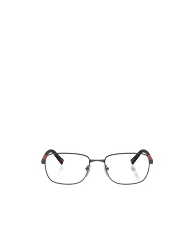 Prada Eyewear Pillow Frame Glasses In Transparent